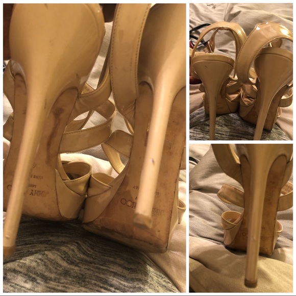 Jimmy Choo
Vamp Crisscross Platform Sandal, Nude - Picture 8 of 8